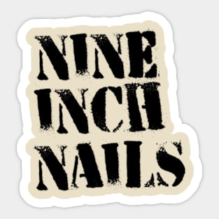 nine inch nails original style Sticker